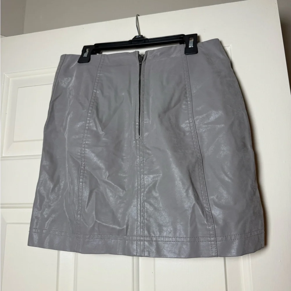 Free People Modern Femme Vegan‎ Suede Mini Skirt